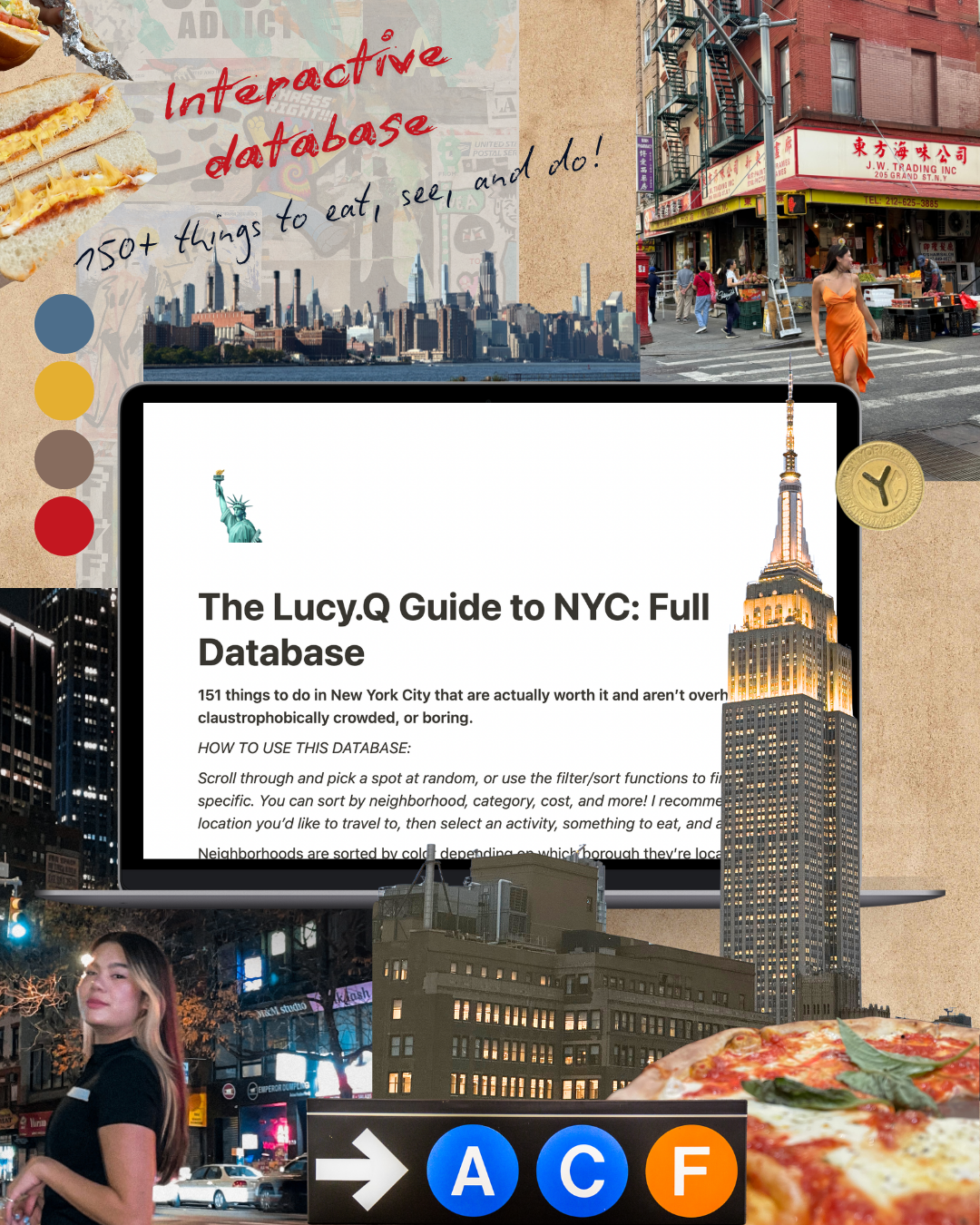 The Lucy.Q Guide to NYC: Full Database