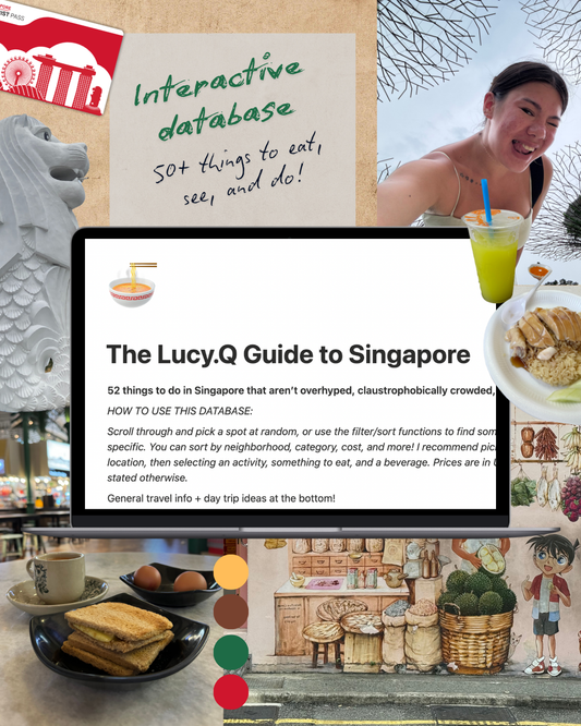 The Lucy.Q Guide to Singapore: Full Database