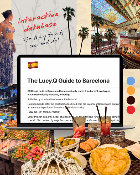 The Lucy.Q Guide to Barcelona: Full Database