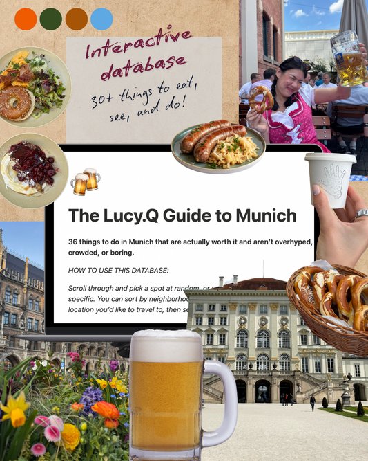 The Lucy.Q Guide to Munich: Full Database